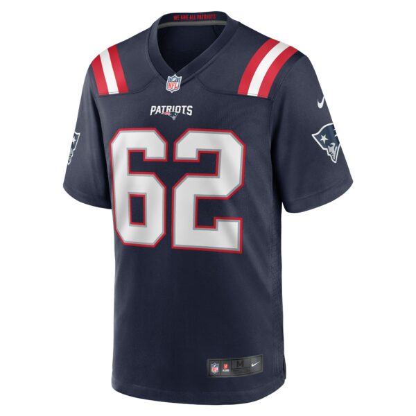 Men’s New England Patriots Sidy Sow Nike Navy Team Game Jersey