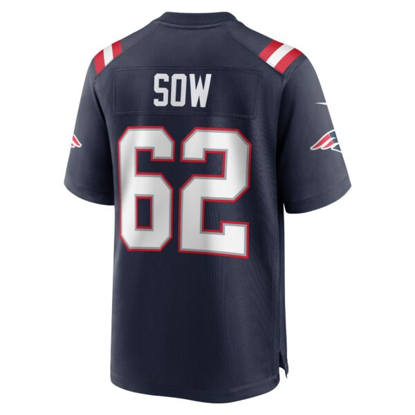 Men’s New England Patriots Sidy Sow Nike Navy Team Game Jersey