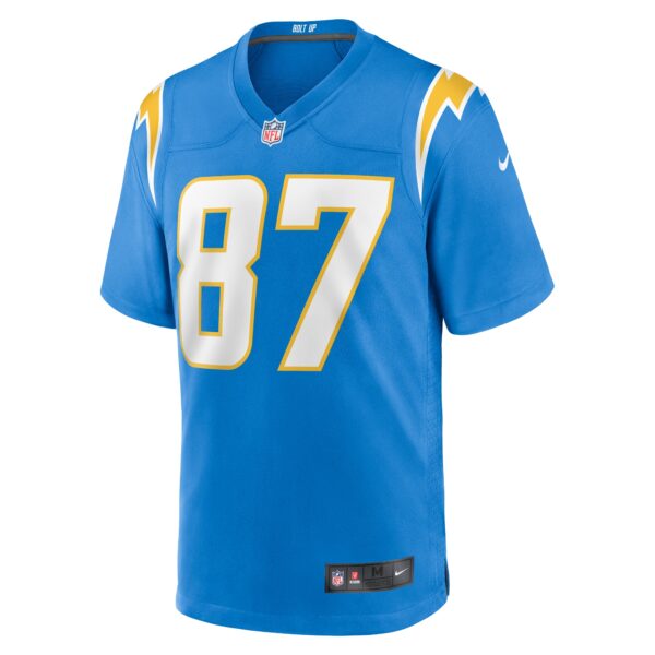 Men’s Los Angeles Chargers Simi Fehoko Nike Powder Blue Game Jersey