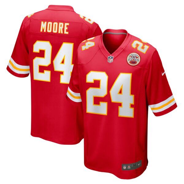 Men’s Kansas City Chiefs Skyy Moore Nike Red Game Player Jersey