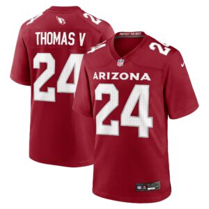 Men's Arizona Cardinals Starling Thomas V Nike Cardinal Team Game Jersey