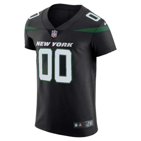 Men’s New York Jets Nike Stealth Black Vapor Untouchable Elite Custom Jersey