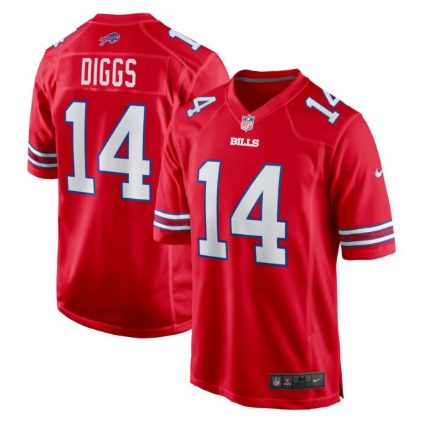 Men’s Buffalo Bills Stefon Diggs Nike Red Alternate Game Jersey