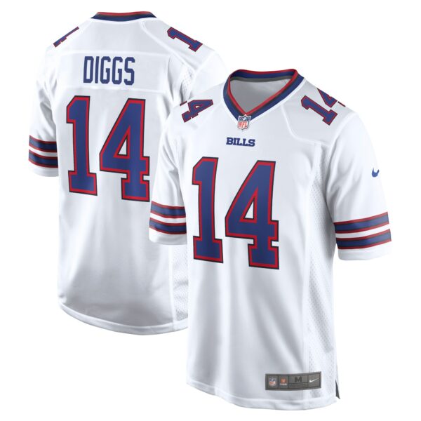 Men’s Buffalo Bills Stefon Diggs Nike White Game Jersey