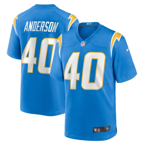 Men’s Los Angeles Chargers Stephen Anderson Nike Powder Blue Game Jersey