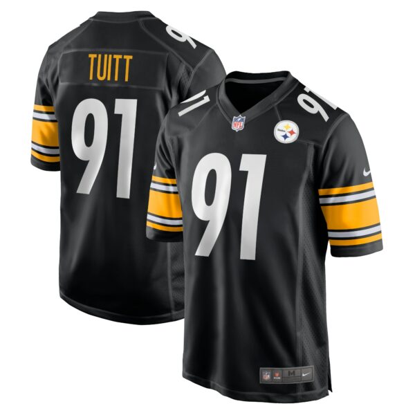 Men’s Pittsburgh Steelers Stephon Tuitt Nike Black Game Team Jersey