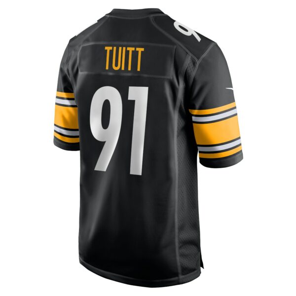 Men’s Pittsburgh Steelers Stephon Tuitt Nike Black Game Team Jersey