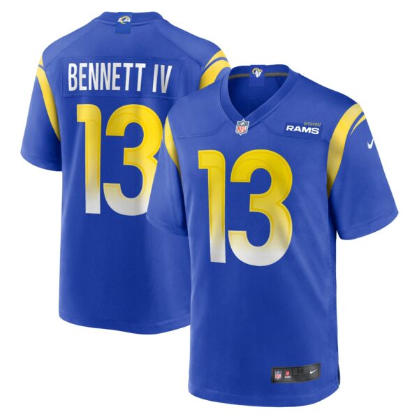 Men’s Los Angeles Rams Stetson Bennett Nike Royal Team Game Jersey