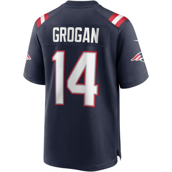 Men’s New England Patriots Steve Grogan Nike Navy Game Retired Player Jersey