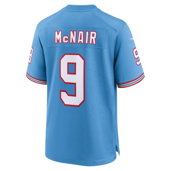 Men’s Tennessee Titans Steve McNair Nike Light Blue Oilers Throwback Retired Player Game Jersey