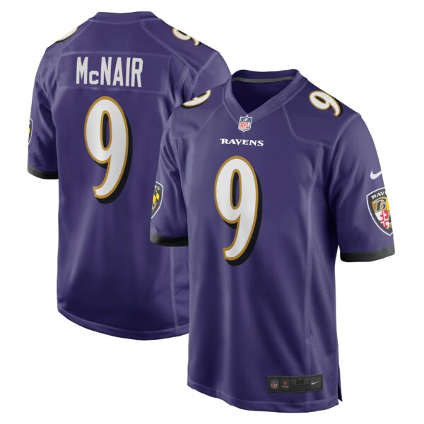 Men’s Baltimore Ravens Steve McNair Nike Purple Game Retired Player Jersey