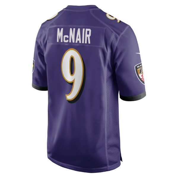 Men’s Baltimore Ravens Steve McNair Nike Purple Game Retired Player Jersey