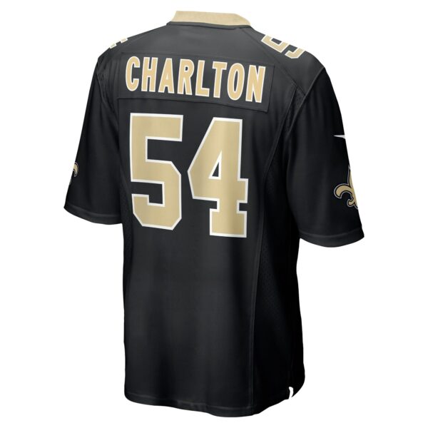 Men’s New Orleans Saints Taco Charlton Nike Black Game Player Jersey