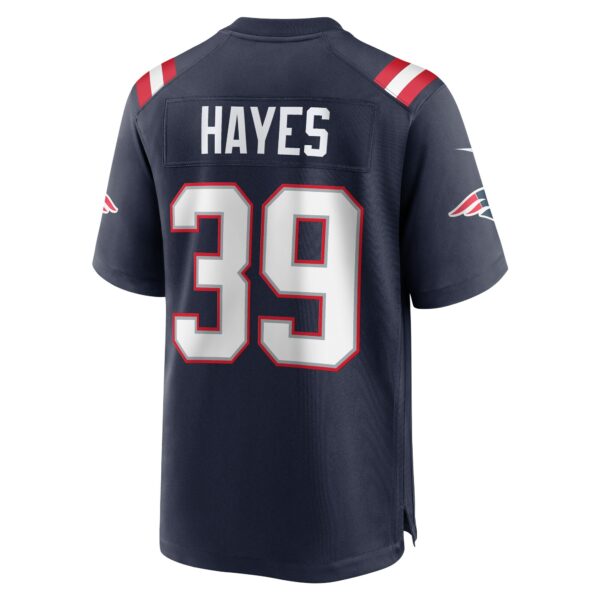 Men’s New England Patriots Tae Hayes Nike Navy Home Game Player Jersey