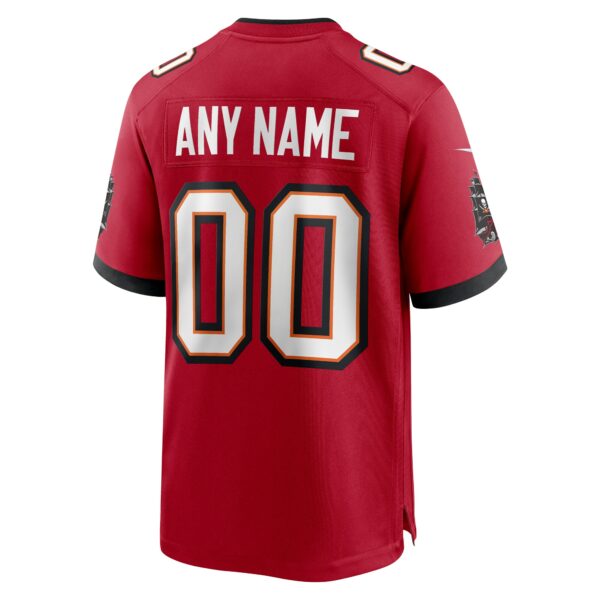 Men’s Nike Tampa Bay Buccaneers Red Custom Game Jersey