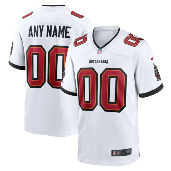 Men’s Nike Tampa Bay Buccaneers White Custom Game Jersey