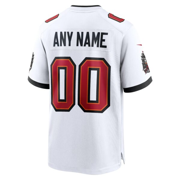 Men’s Nike Tampa Bay Buccaneers White Custom Game Jersey