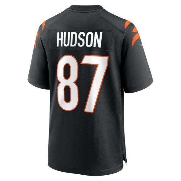 Men’s Cincinnati Bengals Tanner Hudson Nike Black Home Game Player Jersey