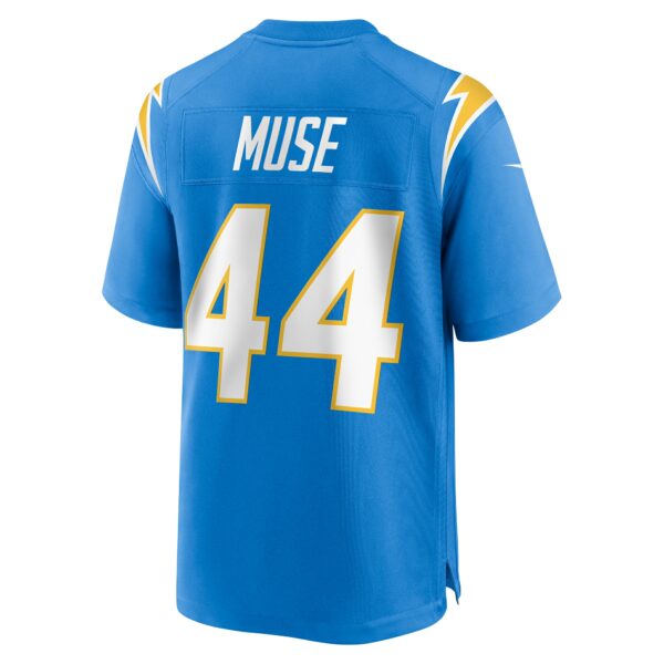 Men’s Los Angeles Chargers Tanner Muse Nike Powder Blue Team Game Jersey