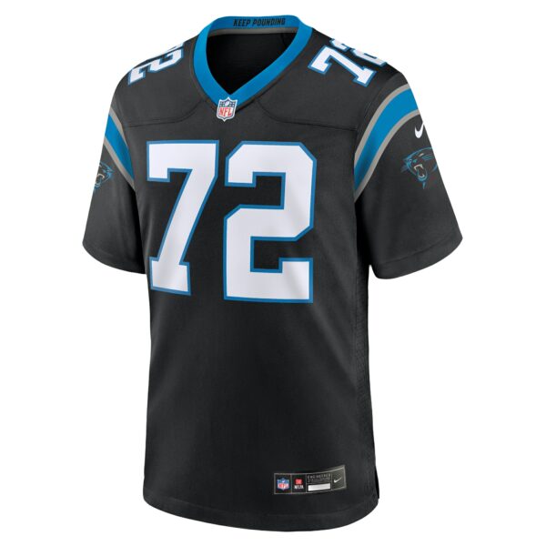 Men’s Carolina Panthers Taylor Moton Nike Black Team Game Jersey