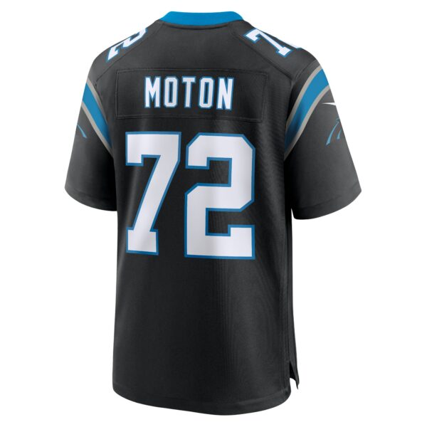 Men’s Carolina Panthers Taylor Moton Nike Black Team Game Jersey