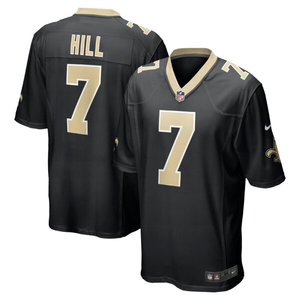 Men’s New Orleans Saints Taysom Hill Nike Black Game Jersey