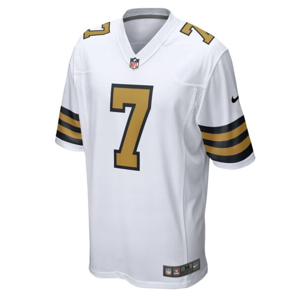 Men’s New Orleans Saints Taysom Hill Nike White Alternate Game Jersey