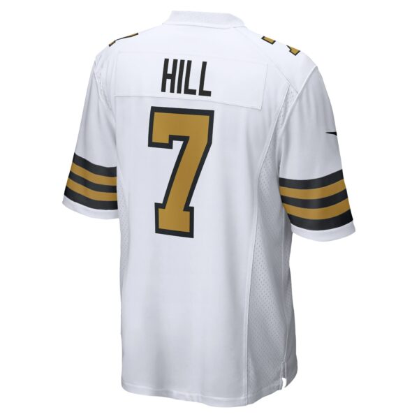 Men’s New Orleans Saints Taysom Hill Nike White Alternate Game Jersey