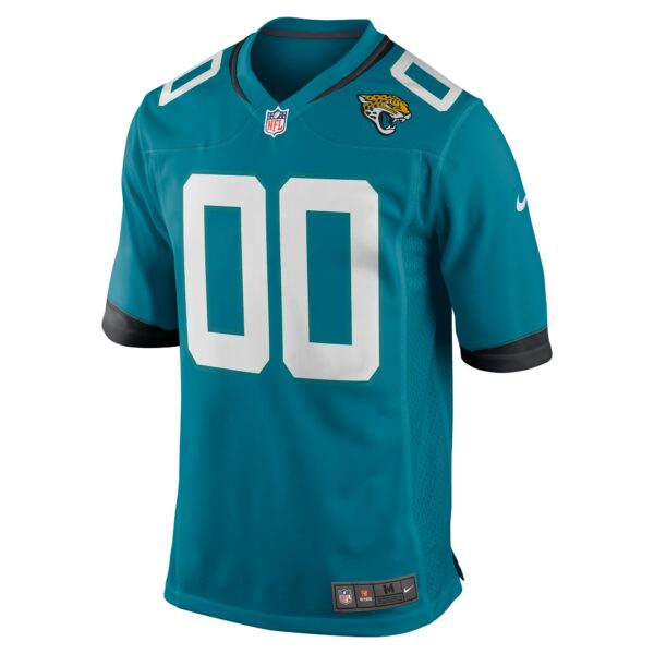 Men’s Jacksonville Jaguars Nike Teal Alternate Custom Game Jersey