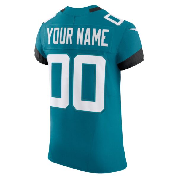 Men’s Jacksonville Jaguars Nike Teal Vapor F.U.S.E. Elite Custom Jersey