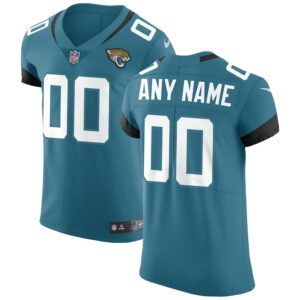 Men's Jacksonville Jaguars Nike Teal Vapor Untouchable Elite Custom Jersey