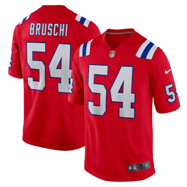 Men’s New England Patriots Tedy Bruschi Nike Red Retired Player Alternate Game Jersey