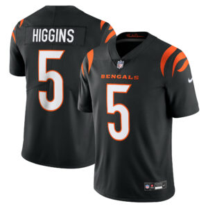 Men's Cincinnati Bengals Tee Higgins Nike Black Vapor Untouchable Limited Jersey