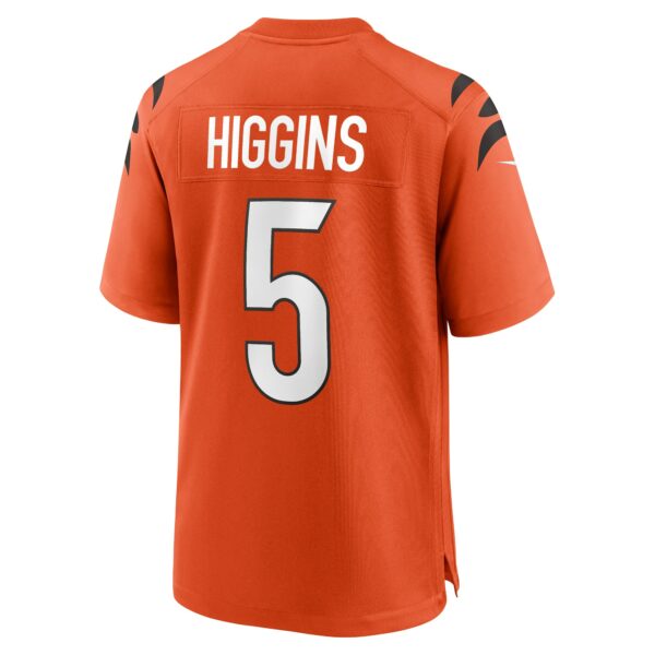 Men’s Cincinnati Bengals Tee Higgins Nike Orange Alternate Game Player Jersey