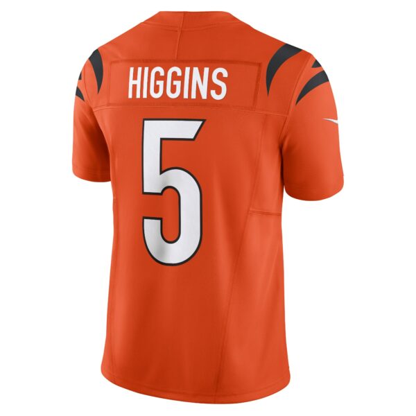 Men’s Cincinnati Bengals Tee Higgins Nike Orange Vapor F.U.S.E. Limited Jersey