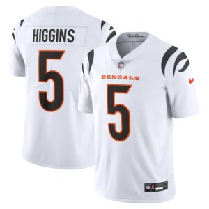 Men's Cincinnati Bengals Tee Higgins Nike White Vapor Untouchable Limited Jersey