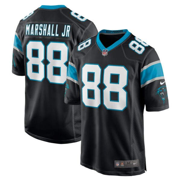 Men’s Carolina Panthers Terrace Marshall Jr. Nike Black 2021 NFL Draft Pick Player Game Jersey