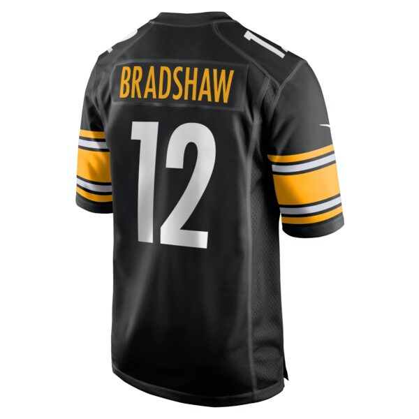 Men’s Pittsburgh Steelers Terry Bradshaw Nike Black Retired Player Game Jersey