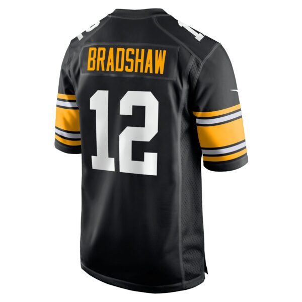 Men’s Pittsburgh Steelers Terry Bradshaw Nike Black Retired Player Jersey