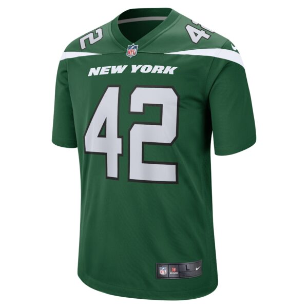 Men’s New York Jets Thomas Hennessy Nike Gotham Green Game Jersey