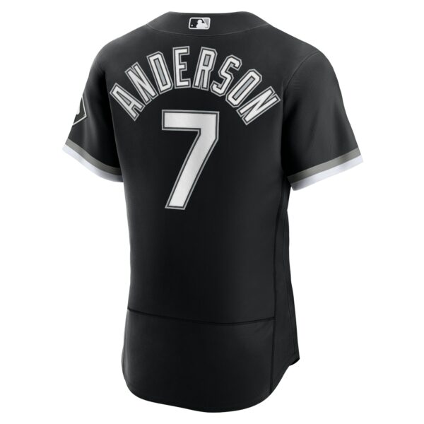 Men’s Chicago White Sox Tim Anderson Nike Black Alternate Authentic Player Jersey