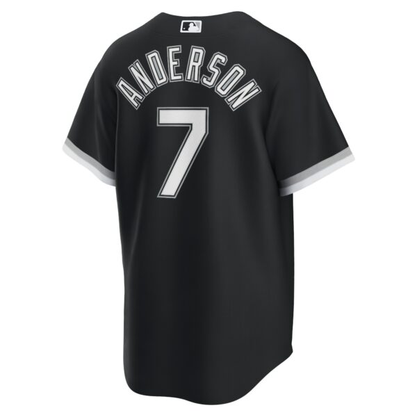 Men’s Chicago White Sox Tim Anderson Nike Black Alternate Replica Player Jersey