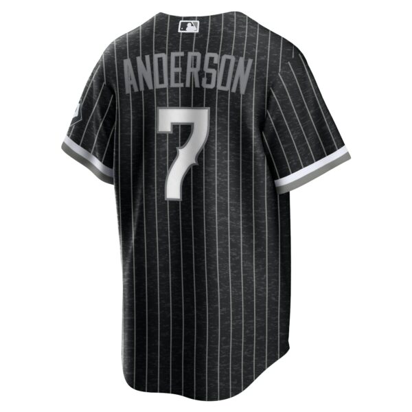 Men’s Chicago White Sox Tim Anderson Nike Black City Connect Replica Player Jersey