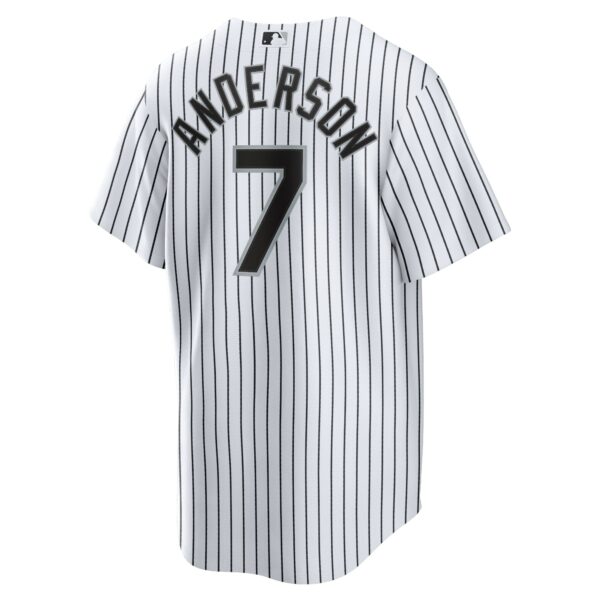 Men’s Chicago White Sox Tim Anderson Nike White Home Replica Player Jersey