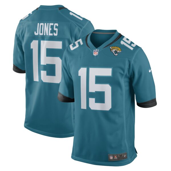 Men’s Jacksonville Jaguars Tim Jones Nike Teal Game Player Jersey