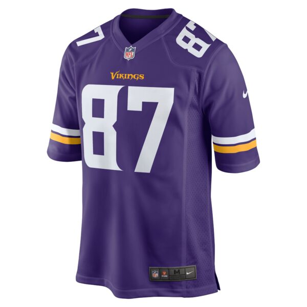 Men’s Minnesota Vikings T.J. Hockenson Nike Purple Game Player Jersey