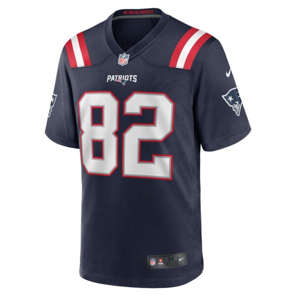 Men’s New England Patriots T.J. Luther Nike Navy Team Game Jersey