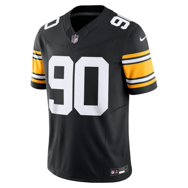 Men’s Pittsburgh Steelers T.J. Watt Nike Black Vapor F.U.S.E. Limited Jersey