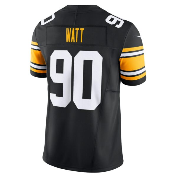 Men’s Pittsburgh Steelers T.J. Watt Nike Black Vapor F.U.S.E. Limited Jersey