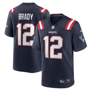 Men's New England Patriots Nike Navy Game Retired Player Jersey